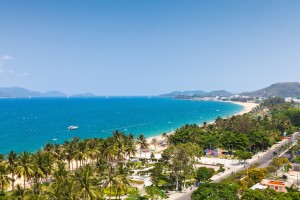 Aerial view over Nha Trang