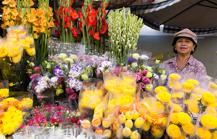 Hai Phong Flower Market