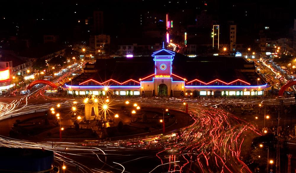 Ben Thanh Market at Night